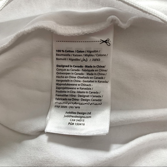 🌸2 for $25🌸 Juddlies Cotton Sleeper in white - Picture 8 of 8